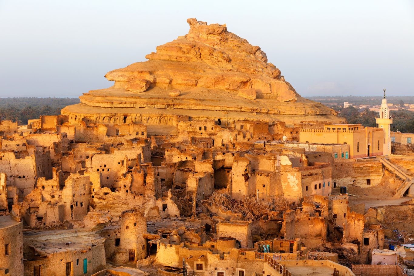 Salty Lake in Siwa Egypt